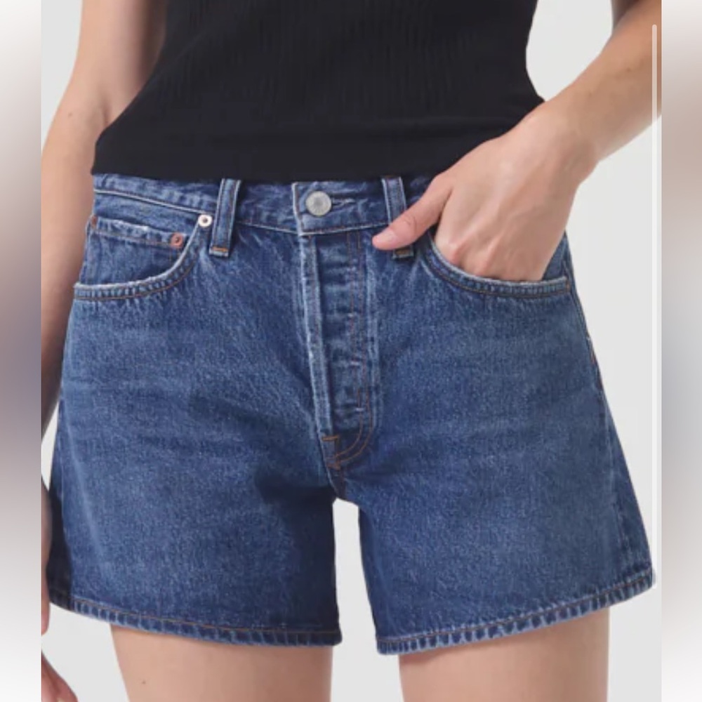 Agolde Parker long short in color enamour size 28